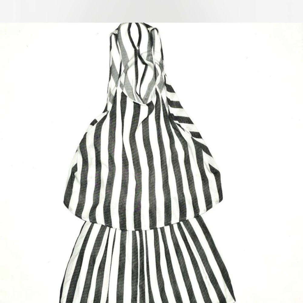 Favlux Striped Sleeveless Romper, Size L